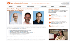 Desktop Screenshot of forumcancer.ch